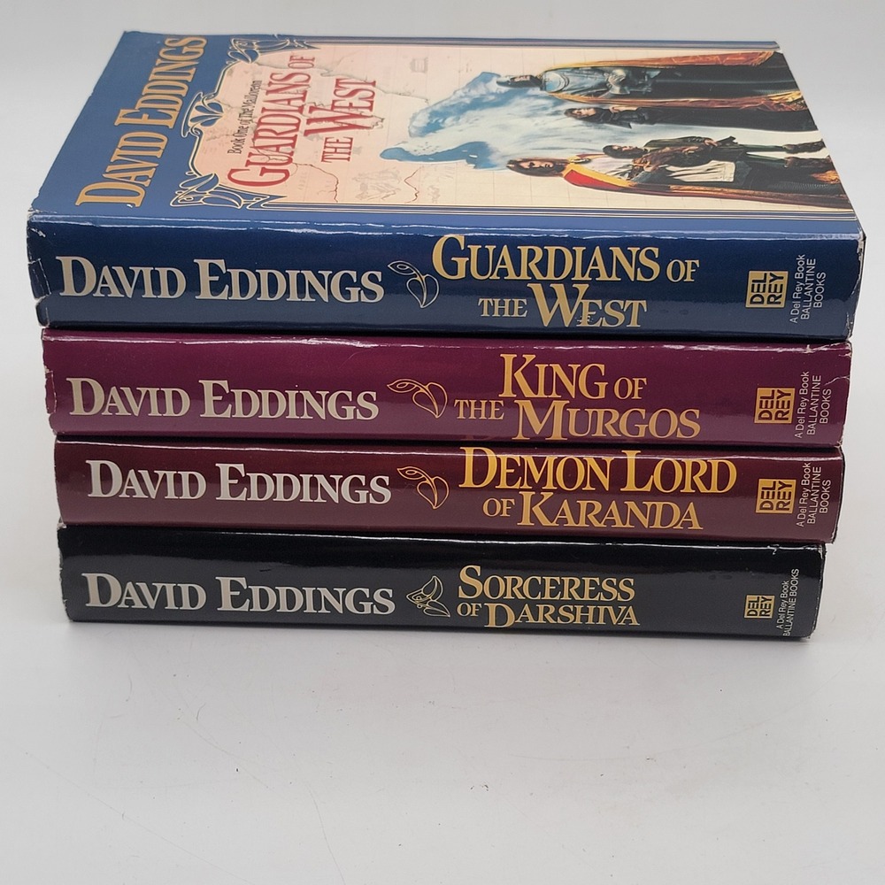 David Eddings The Malloreon Books 1-4 Hardcover First Edition‎ Fantasy Set Good